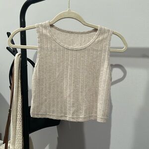 Lounge crop tank and pants set